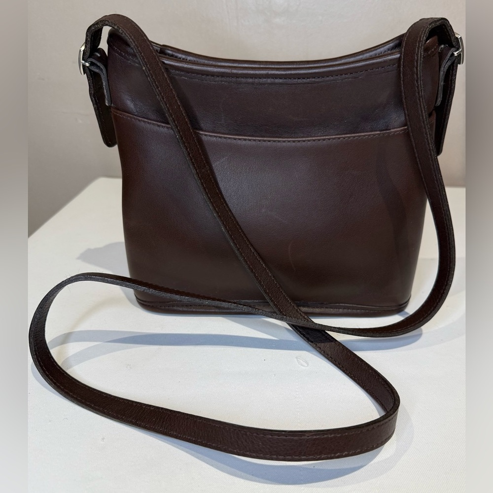 Coach Mambo Vintage Crossbody Glove Tanned Leather Raw Interior 1998 5062 USA